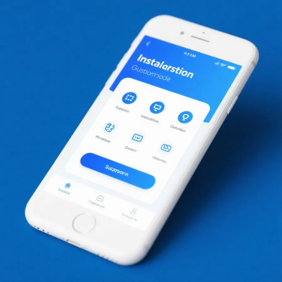 APP安装指引示意图